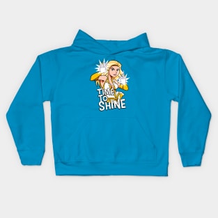 Time To Shine Kids Hoodie